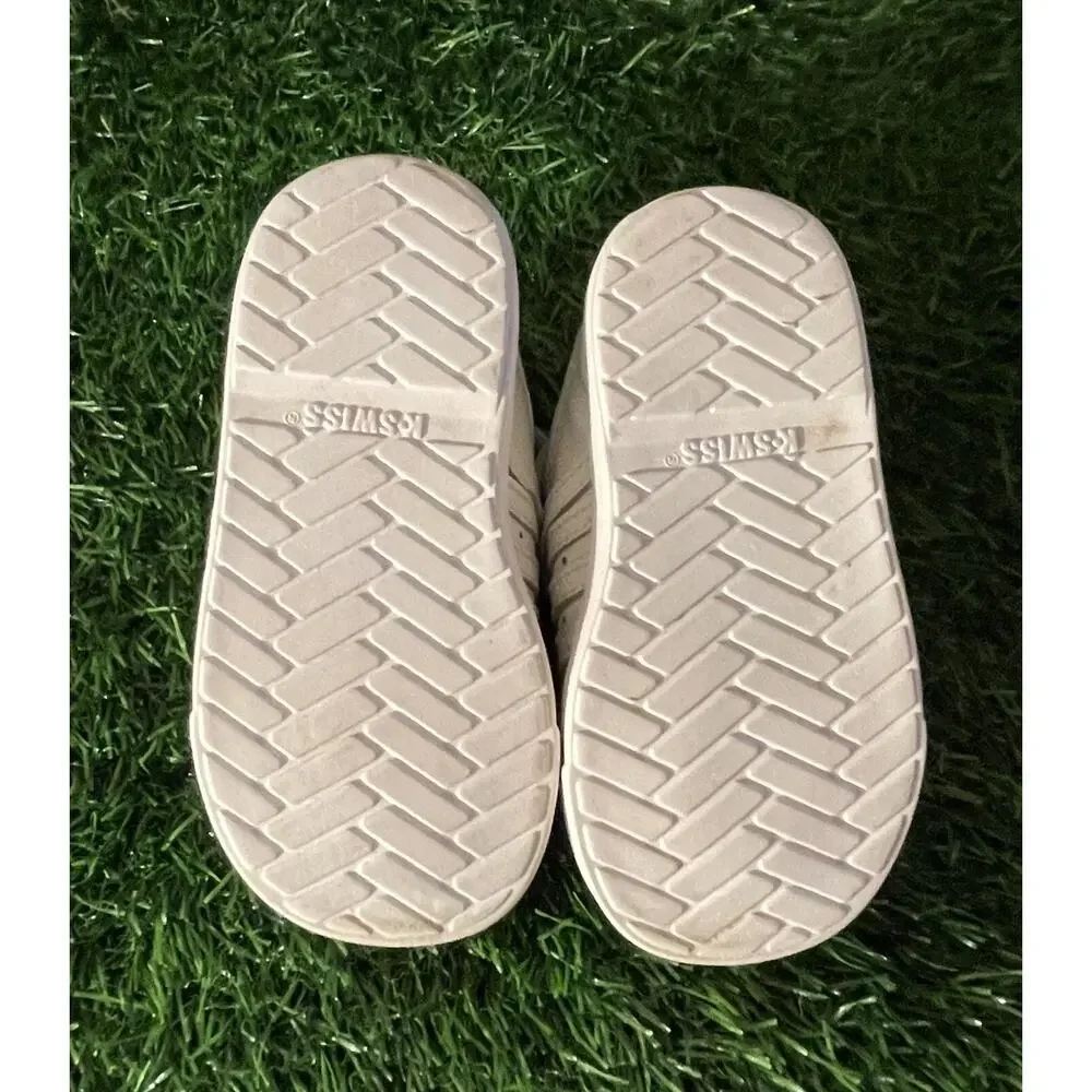K-Swiss Classic Triple White Infant Baby‎ Casual Sneakers Shoes Size 4 1/2